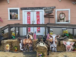 Dow's Prairie Grange #505 Window Contest Display #1