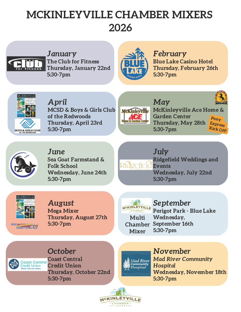 2026 Chamber calendar & Mixers Schedule_Page_1
