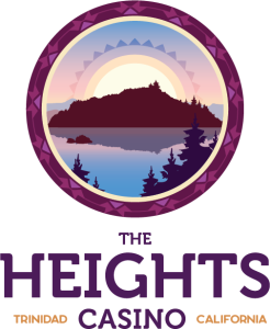 The Heights Casino Sponsor Logo The Heights Casino logo featuring a scenic landscape illustration with purple and gold accents.