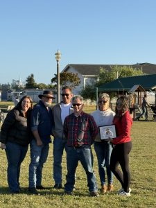 Pony Express Days 2026 Chili Cook-Off Winner Chili Cook-Off winners hold their certificate at the 2026 Pony Express Days Chili Cook-Off in McKinleyville.