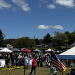 Pony Express Days 2026 Festival at Pierson Park Festival attendees browse vendor booths and activities during Pony Express Days 2026 at Pierson Park in McKinleyville, California.