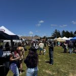Pony Express Days 2026 Festival Crowd at Pierson Park Festival attendees browse vendor booths and activities during Pony Express Days 2026 at Pierson Park in McKinleyville, California.