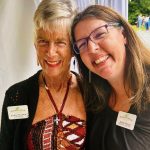 Jesse Miles connecting with a McKinleyville Chamber member at a local event