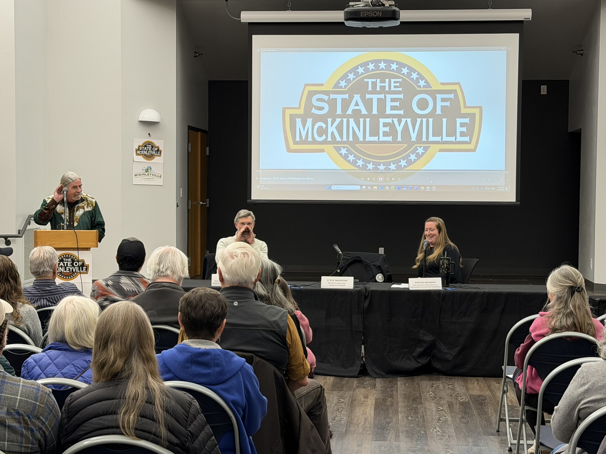 Residents attending the State of McKinleyville community meeting