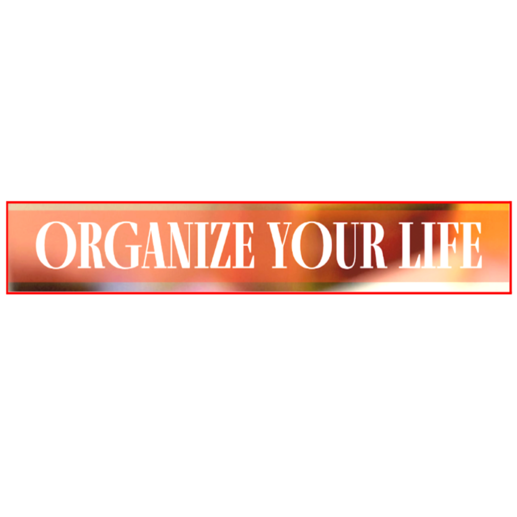 Organize Your Life