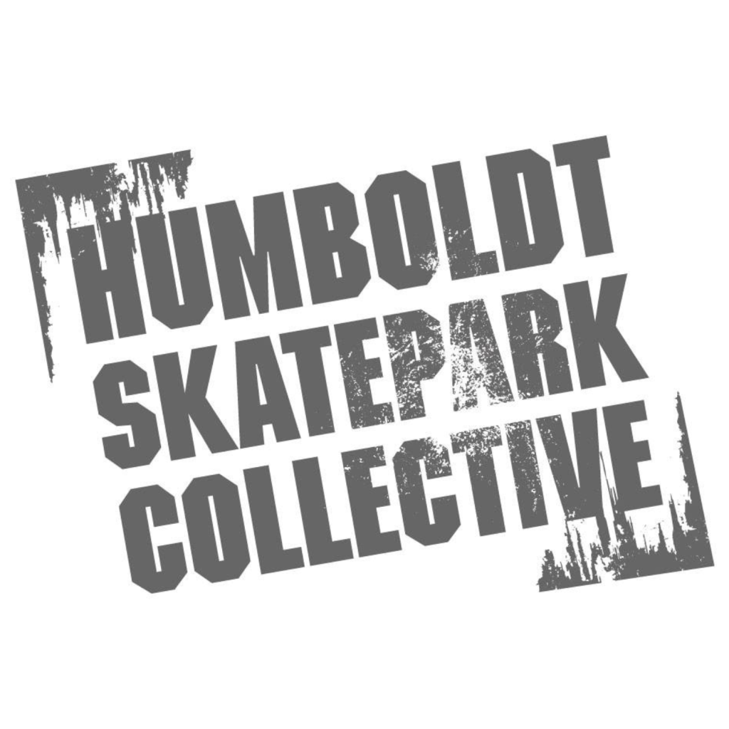 Humboldt Skatepark Collective logo in gray with distressed lettering