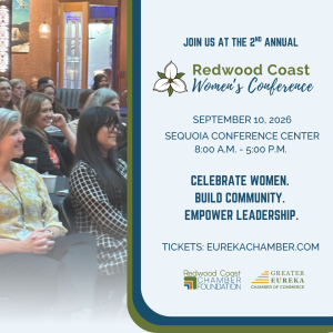 Redwood Coast Women’s Conference, September 10, 2026, at Sequoia Conference Center