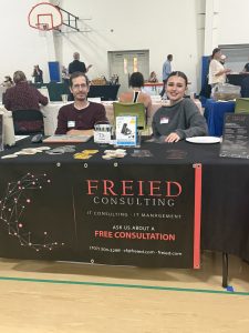 Freied Consulting at the 2026 Mega Mixer Freied Consulting representatives share IT consulting and management services at the 2026 McKinleyville Chamber Mega Mixer.