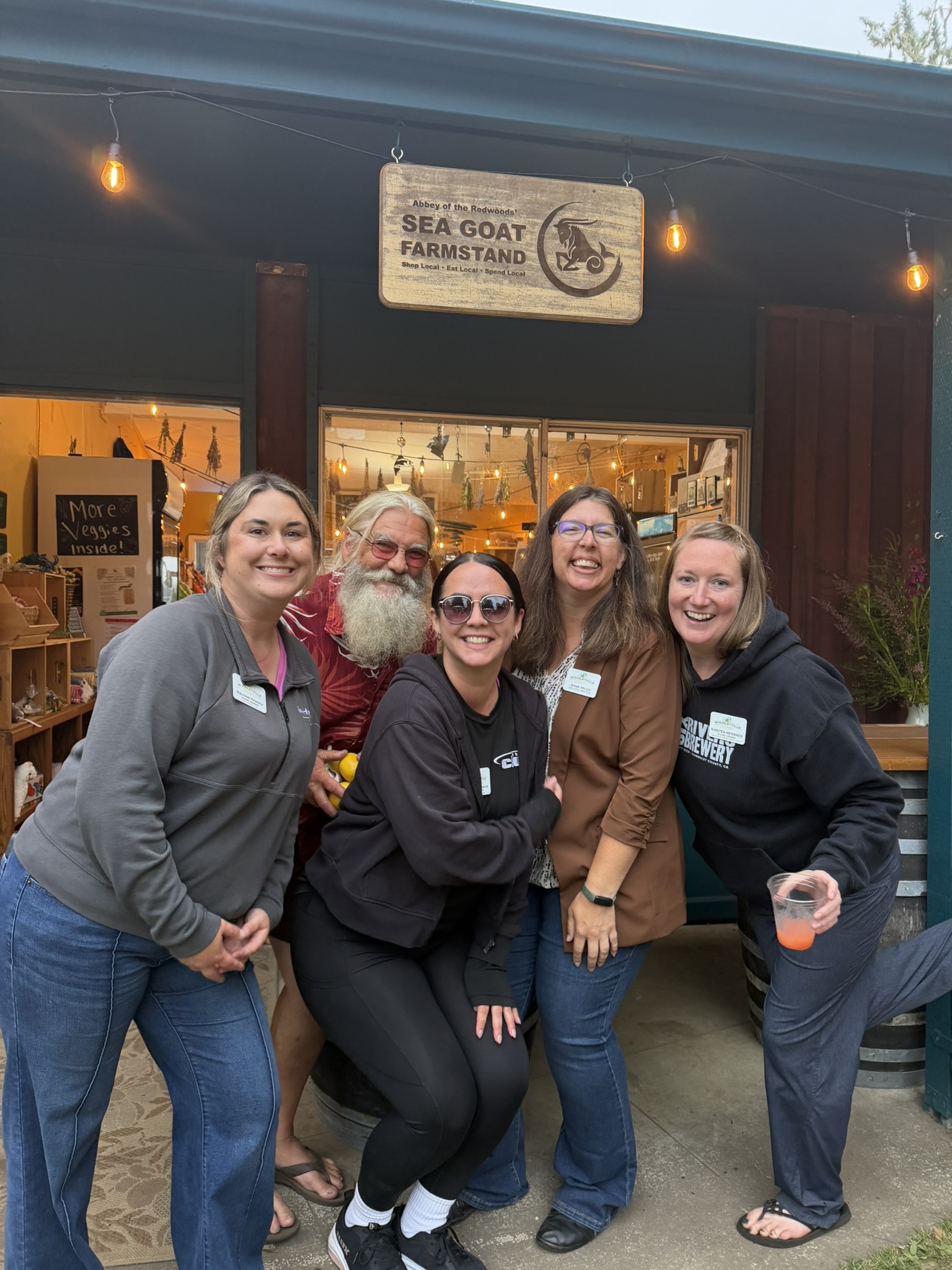 McKinleyville Chamber board members and staff connecting at the Sea Goat Collaborative Mixer