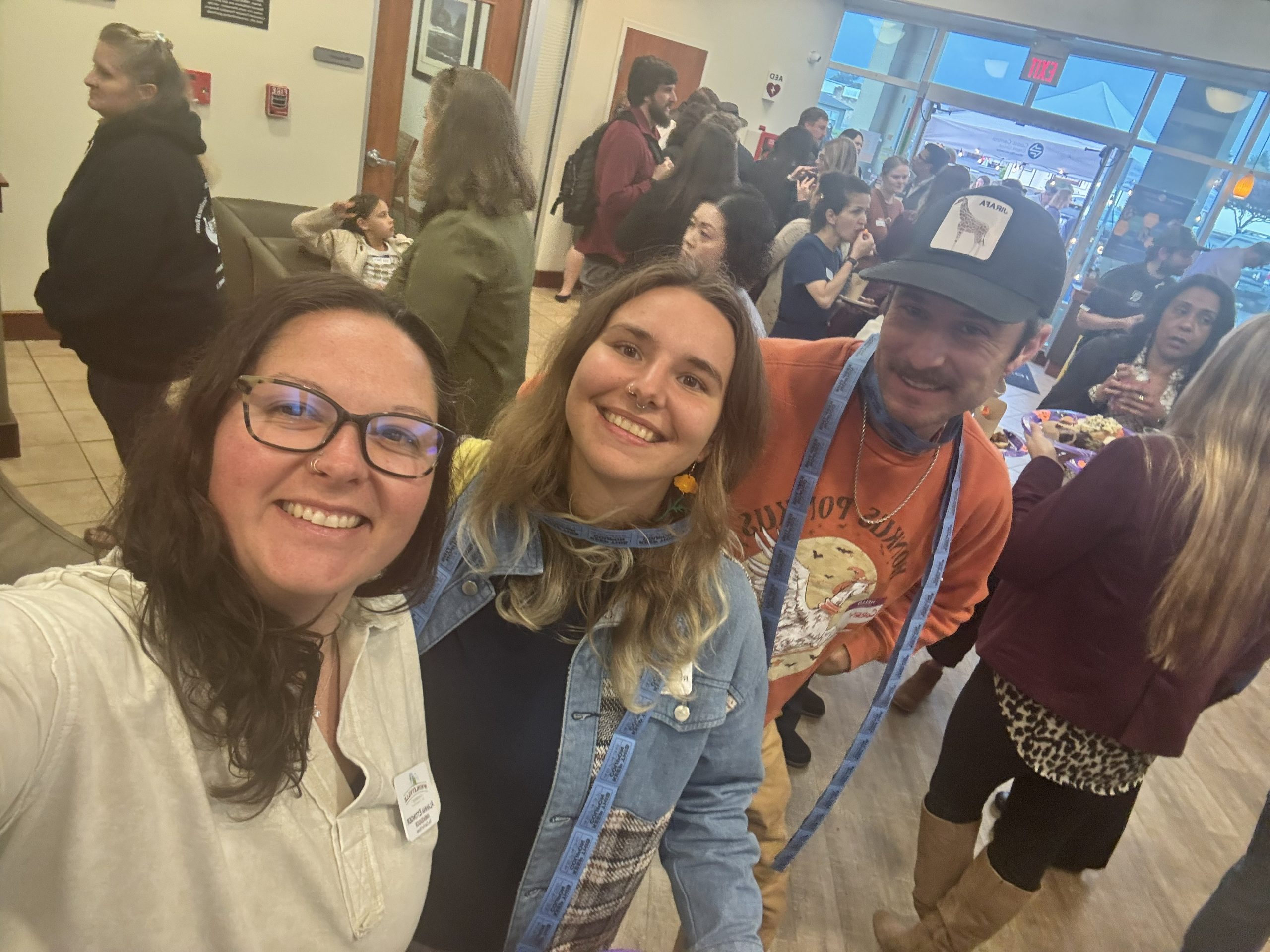 Local Chamber members connecting at a McKinleyville Chamber mixer hosted by Coast Central Credit Union.