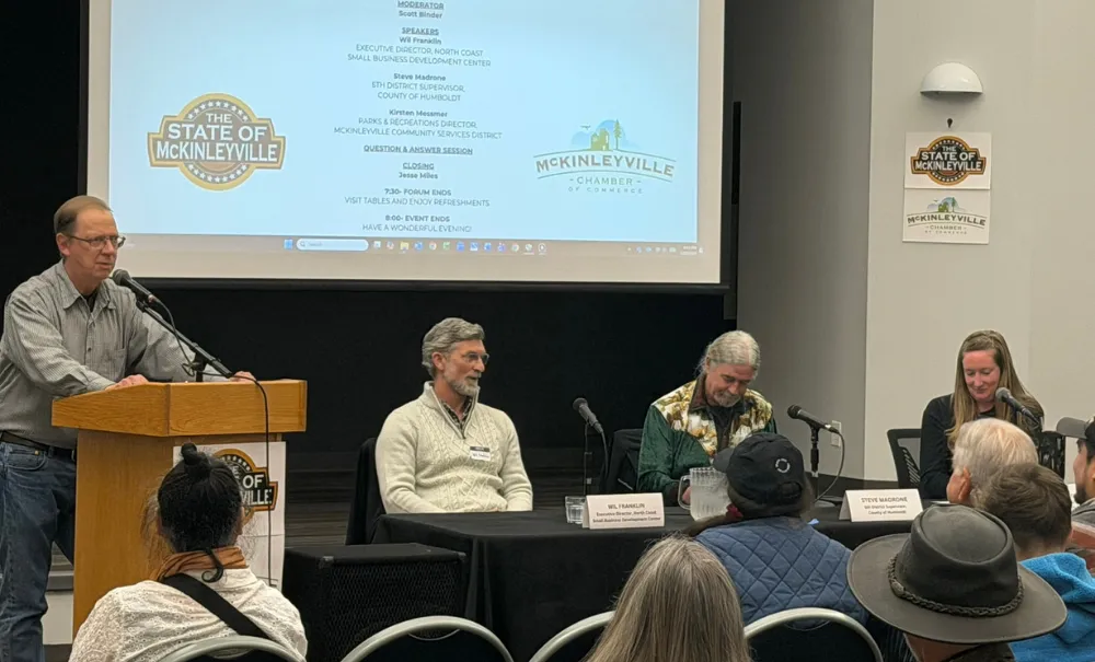 Community members attending State of McKinleyville